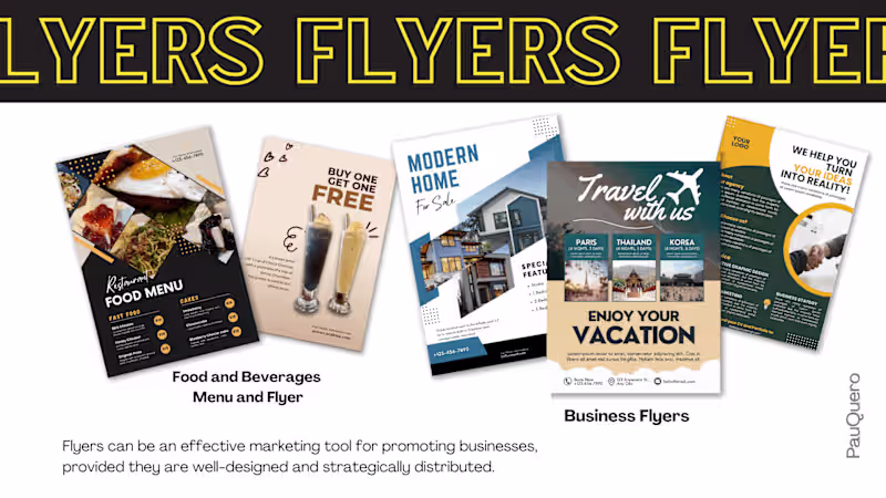 Cover image for Flyers for Businesses