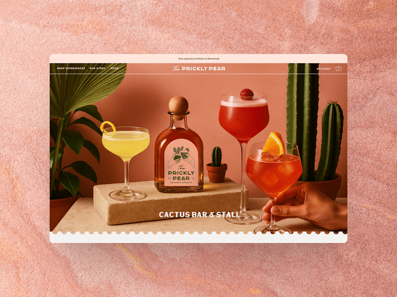 Cover image for The Prickly Pear: Shopify Design for a Restaurant & Cocktail Bar