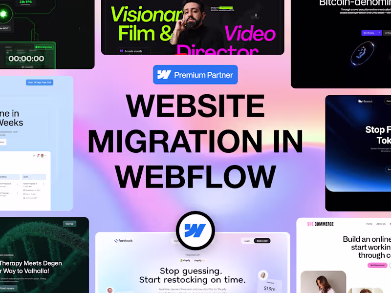 Cover image for Website Migration in Webflow