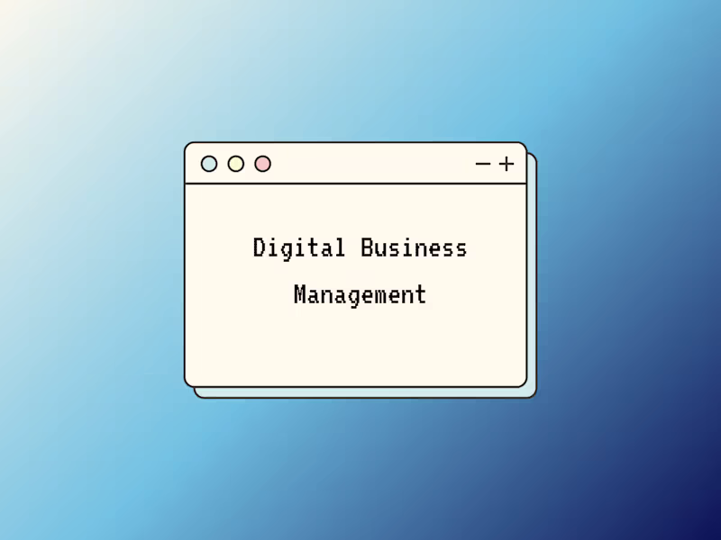 Cover image for Digital Business Management