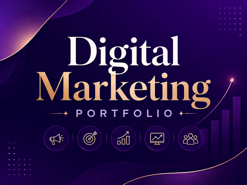 Cover image for Digital Marketing Portfolio
A collection of