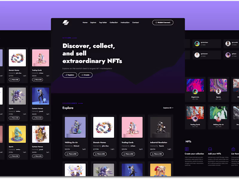 Cover image for NFT Marketplace