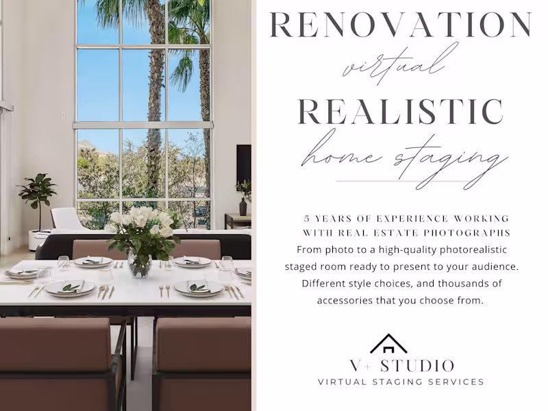 Cover image for Promotional Ad Mailer Postcard Copy For Virtual Staging Company