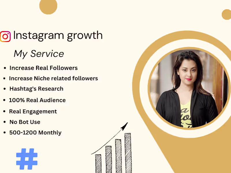 Cover image for I will grow organically instagram account and promotion 