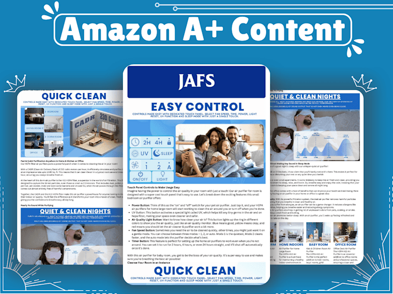 Cover image for Amazon Main Images & A+ Images Designing - 2x CTR