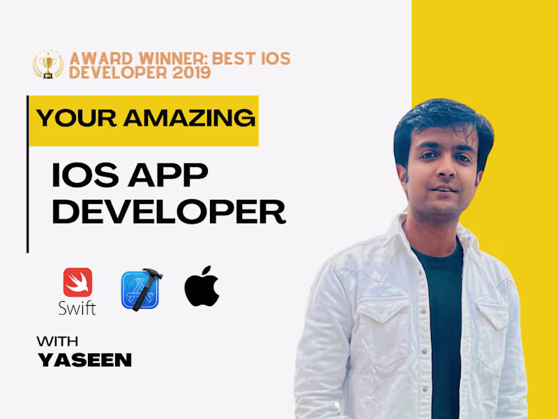 Cover image for Award Winnning IOS App Developer
