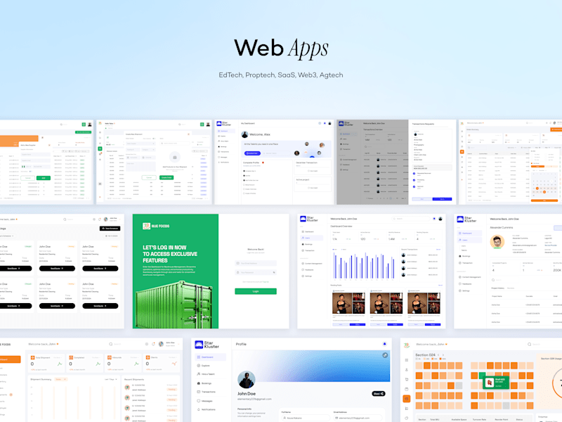 Cover image for Premium Web Apps Design For SaaS, Proptech, Fintech & Web3