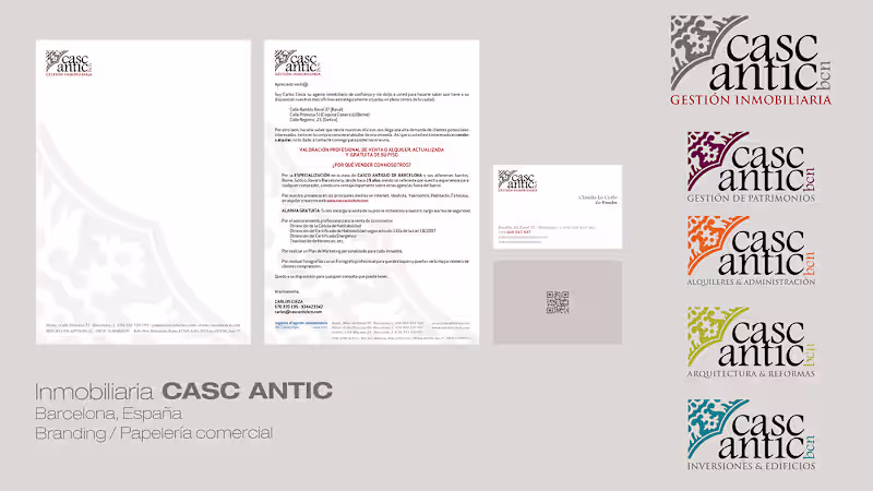 Cover image for Inmobiliaria Casc Antic :: Behance