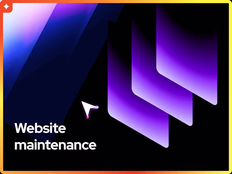 Cover image for Comprehensive website maintenance services: updates and fixes