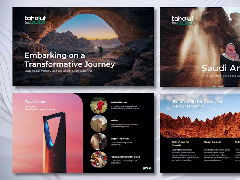Cover image for Tahaluf Events Business Proposal Deck