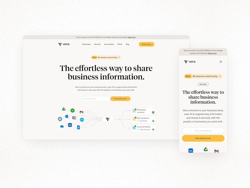 Cover image for Webflow website Rebuild for AI Accounting SaaS