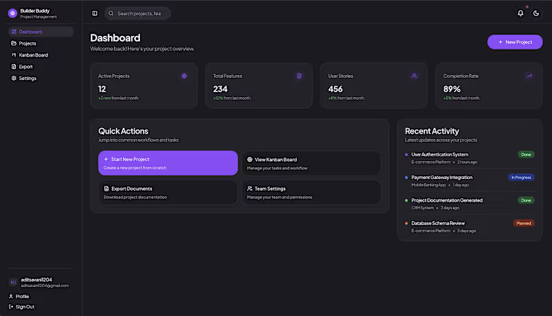 Cover image for Builderbuddy - From raw idea to polished product, it helps y...