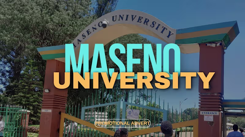 Cover image for MASENO UNIVERSITY PROMOTIONAL ADVERT| SPOT MEDIA GROUP | BEDAYA…