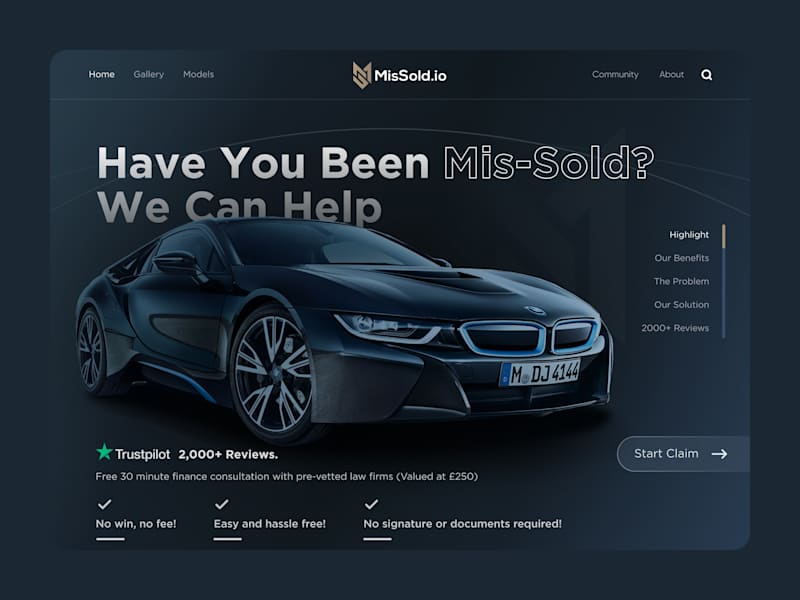 Cover image for MisSold-io UI design & Webflow Development 