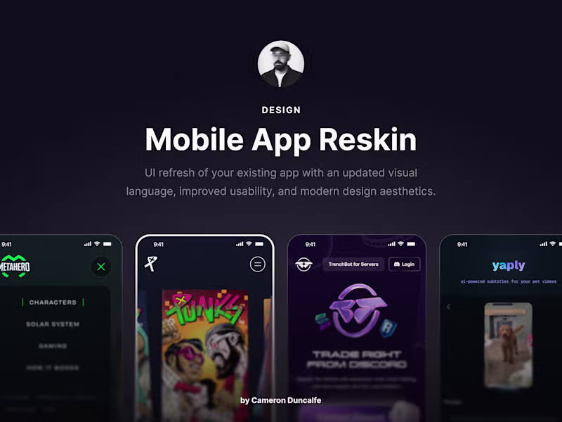 Cover image for Mobile App Reskin