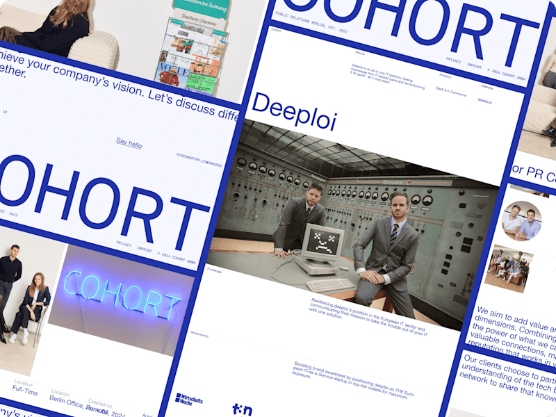 Cover image for Cohort PR