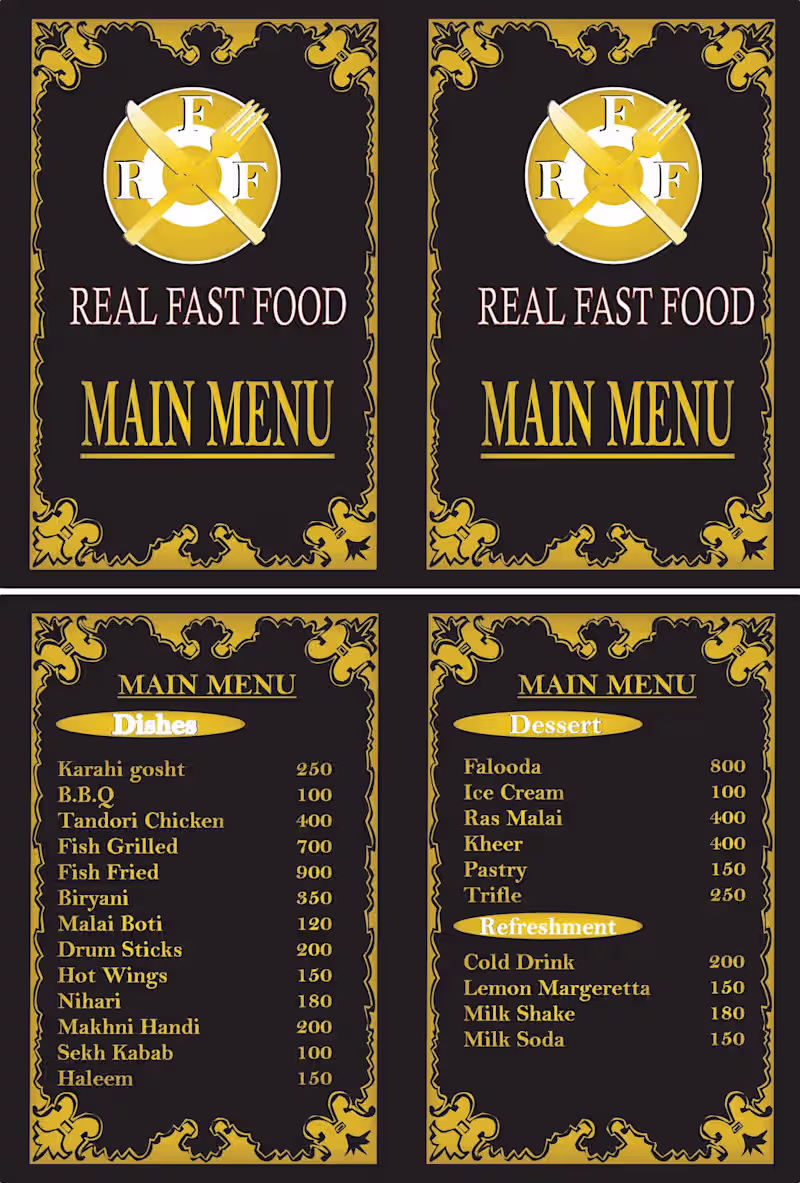 Cover image for MENU CARD DESIGN