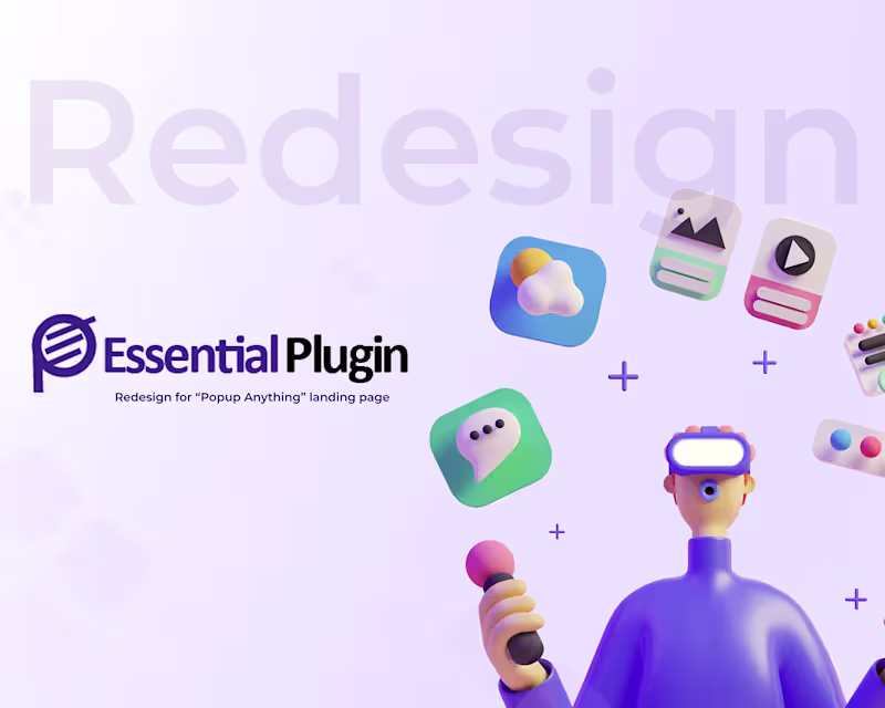 Cover image for Redesign for Popup Anything Landing page :: Behance