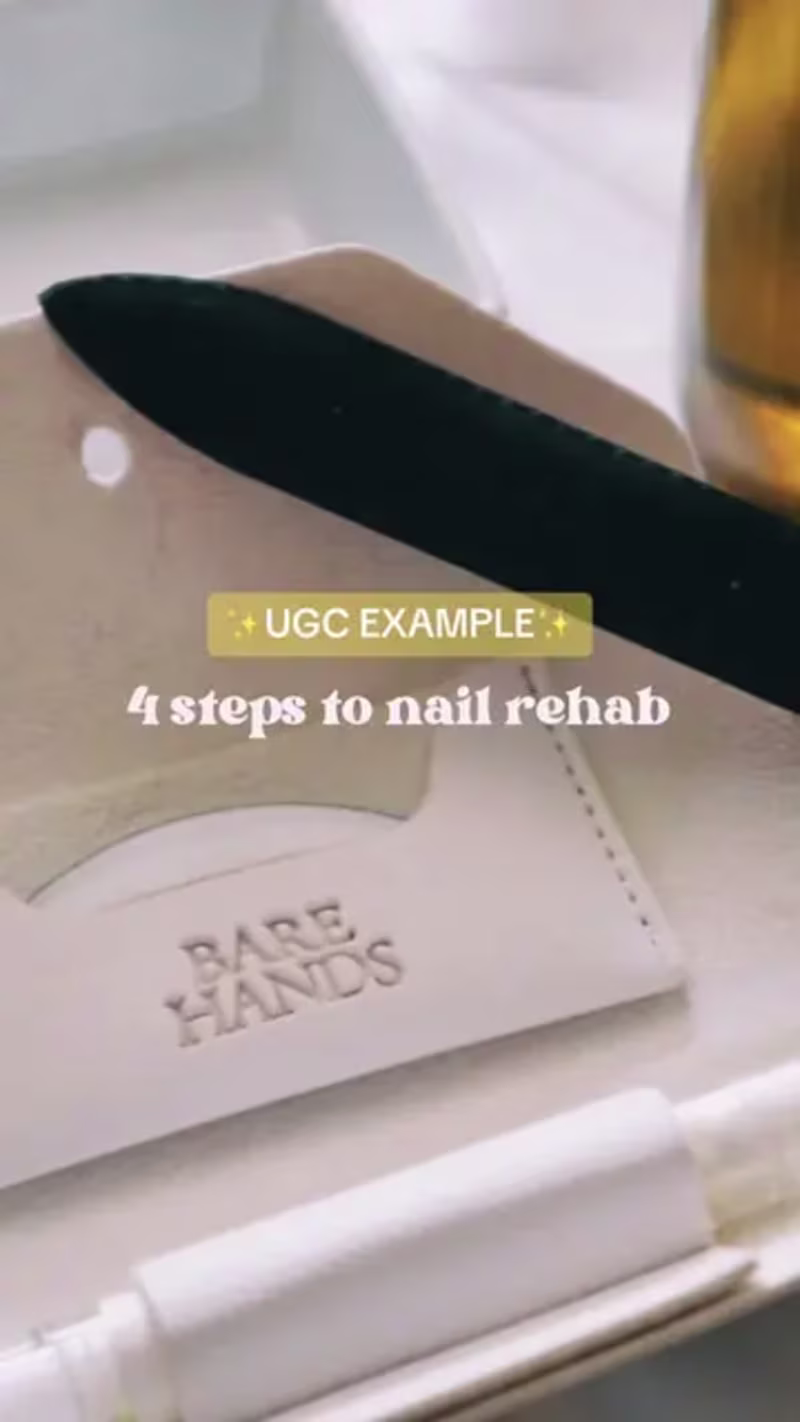 Cover image for Nail Care - UGC video for Bare Hands