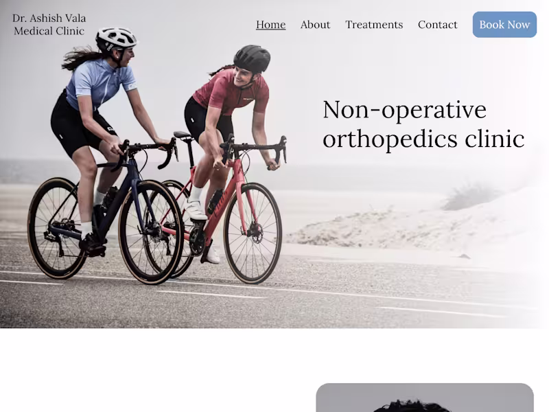 Cover image for Orthopedic Clinic - Framer Website