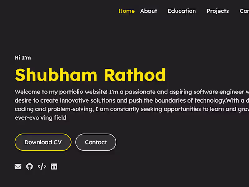 Cover image for A personal Portfolio 