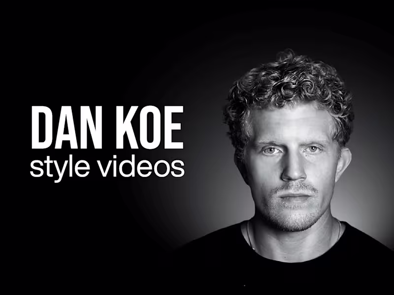 Cover image for Minimalist Videos (Dan Koe Style)