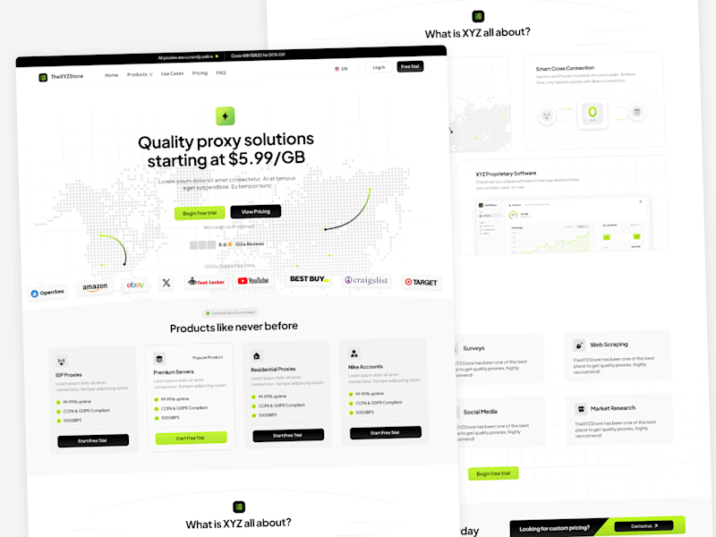 Cover image for Figma • Landing Page Design