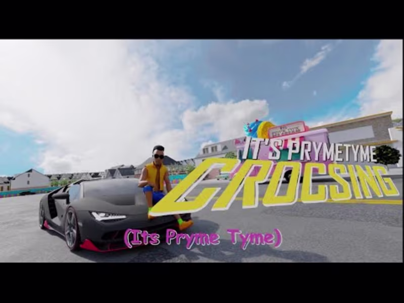 Cover image for It's Pryme Tyme - Crocsing (Official Animated Music Video) - Yo…
