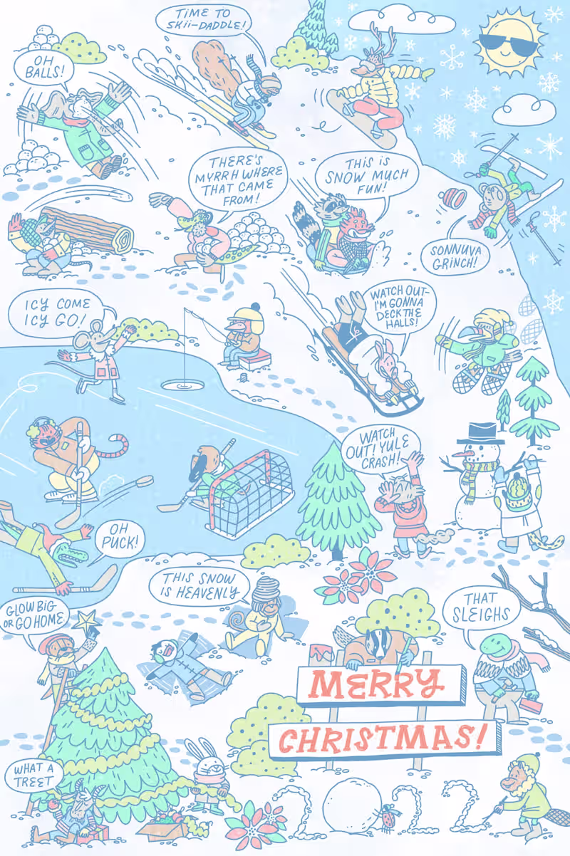 Cover image for Christmas Puzzle Illustration