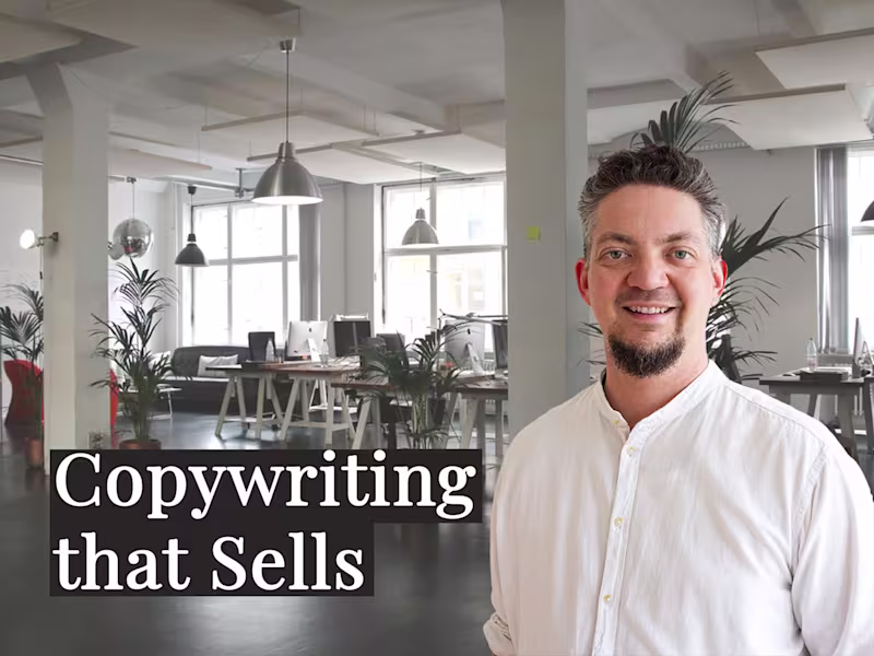 Cover image for Custom Copy that Sells for Your Project