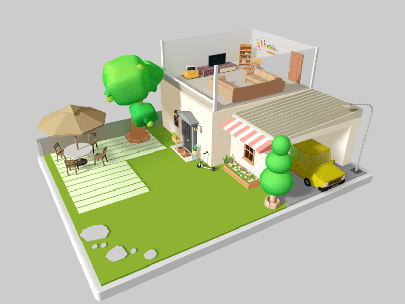 Cover image for 3D | Cartoon House 