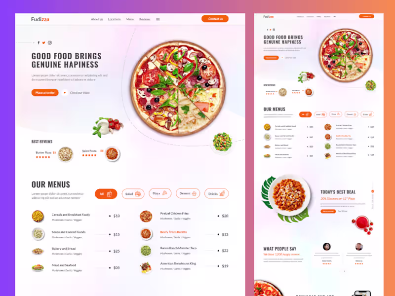 Cover image for Fudizza – Modern Food &