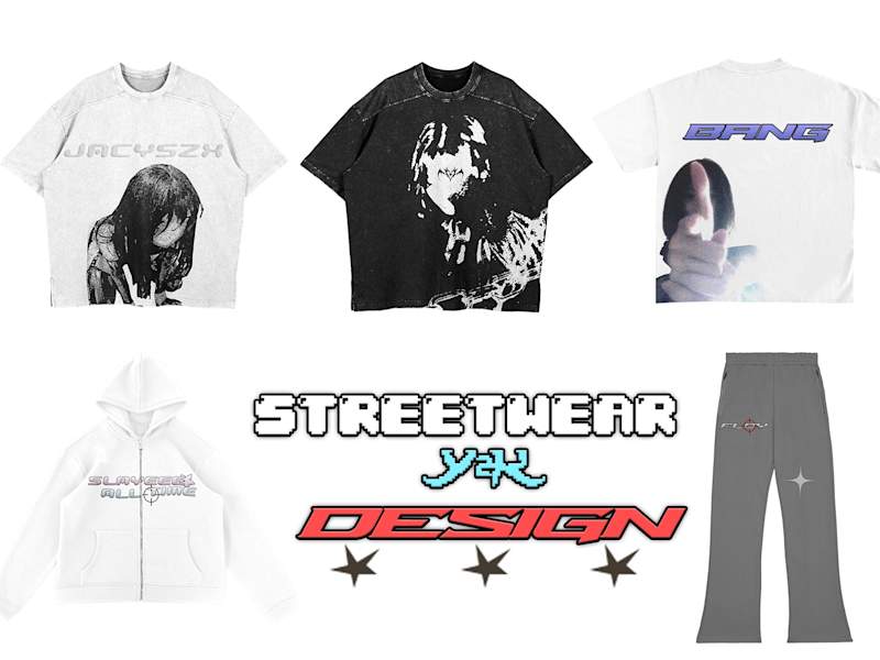 Cover image for I will create streetwear y2k grunge outfit design for your brand