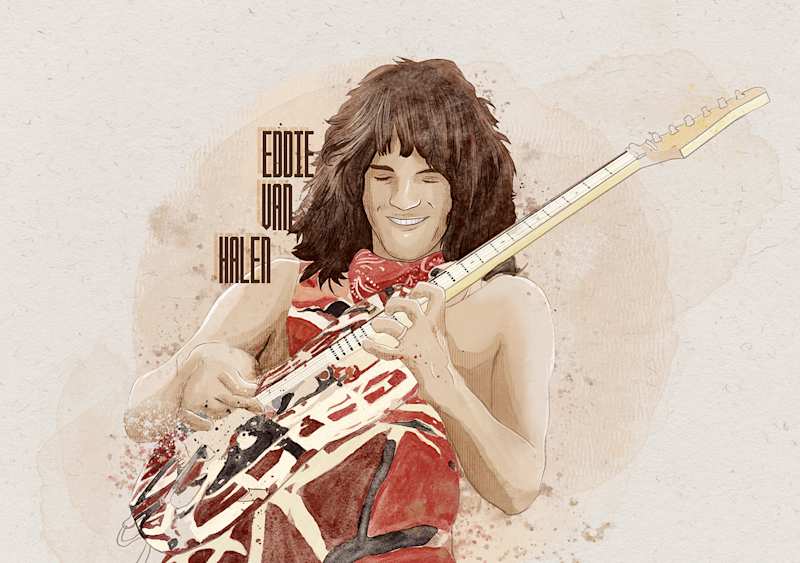 Cover image for EDDIE VAN HALEN | ILLUSTRATION