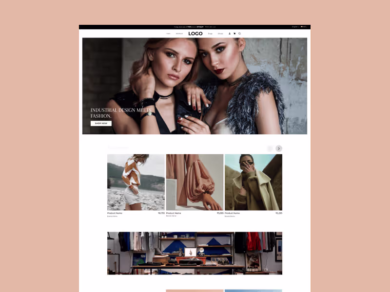 Cover image for UI/UX Design for Clothing Shopify Theme
