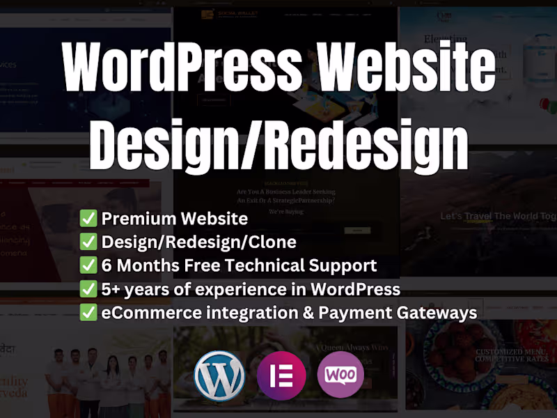 Cover image for Landing Page Design & Development WordPress & Funnel Builders