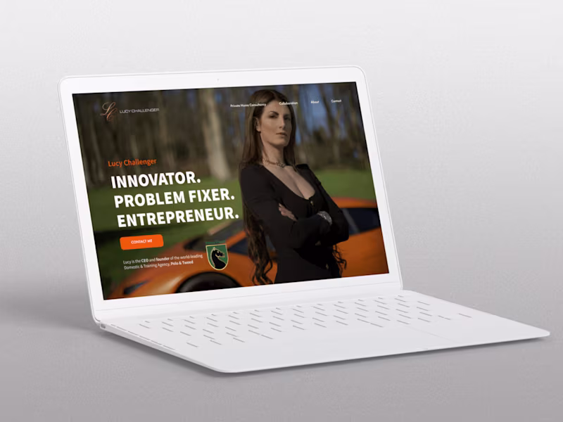 Cover image for Designing & developing a website for a private consultant