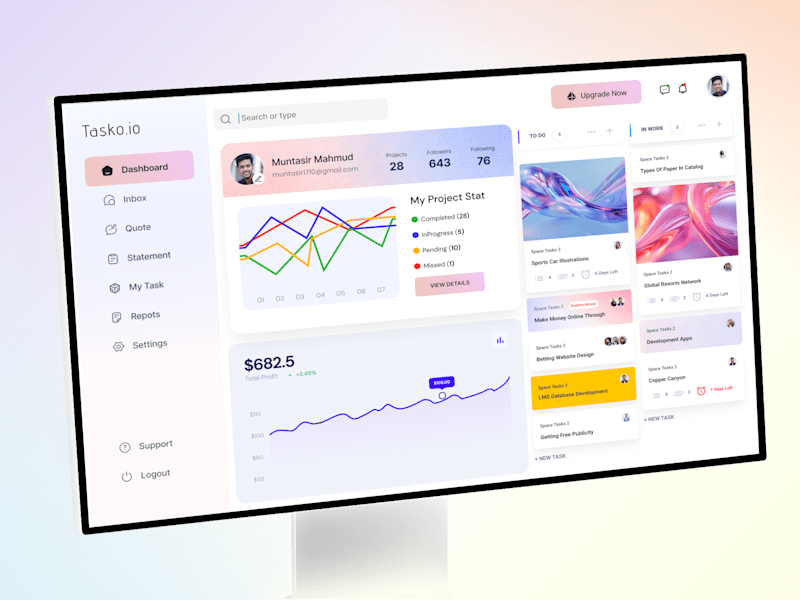 Cover image for Task Management Interface Design