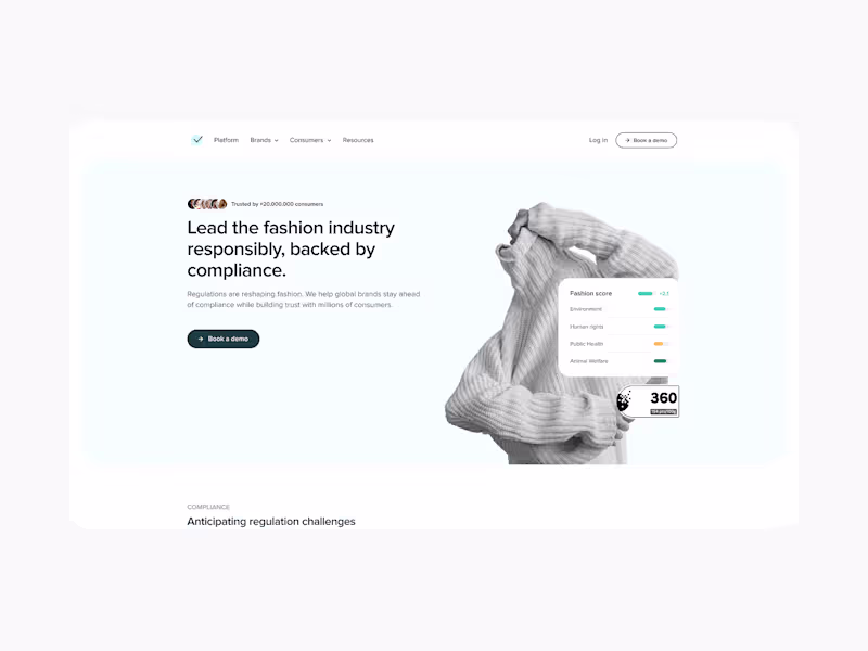 Cover image for Clear Fashion landing page