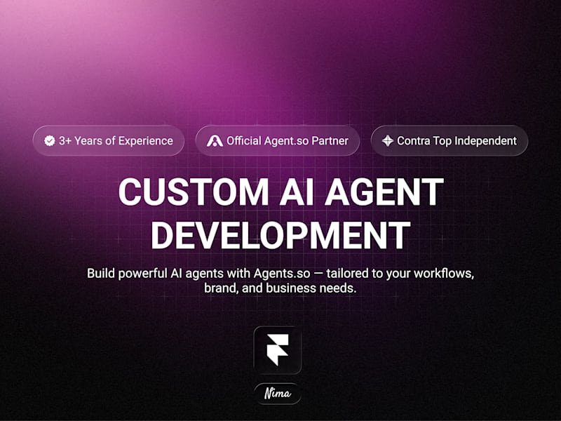 Cover image for Custom AI Agent Development For Your Business