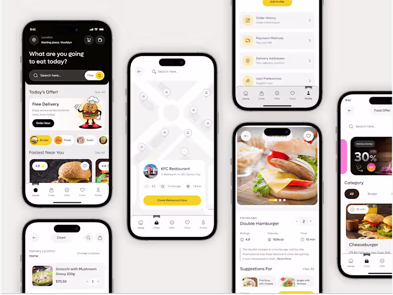 Cover image for On-Demand Delivery App UI/UX