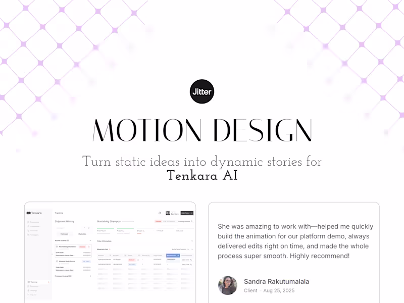 Cover image for Tenkara AI Product Animations