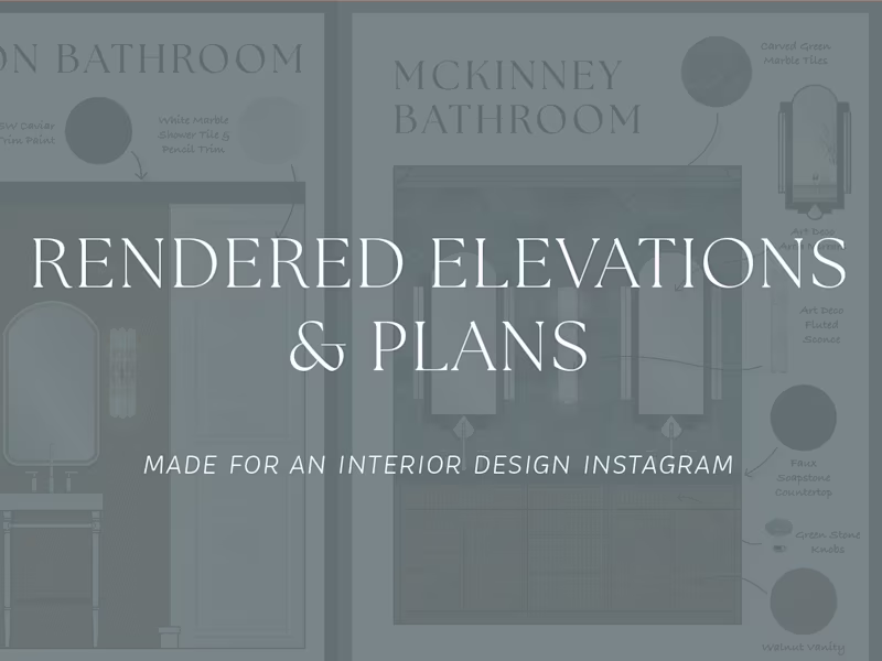 Cover image for Rendered Interior Elevations