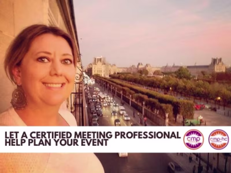 Cover image for Ask a Certified Meeting Professional plan your next event