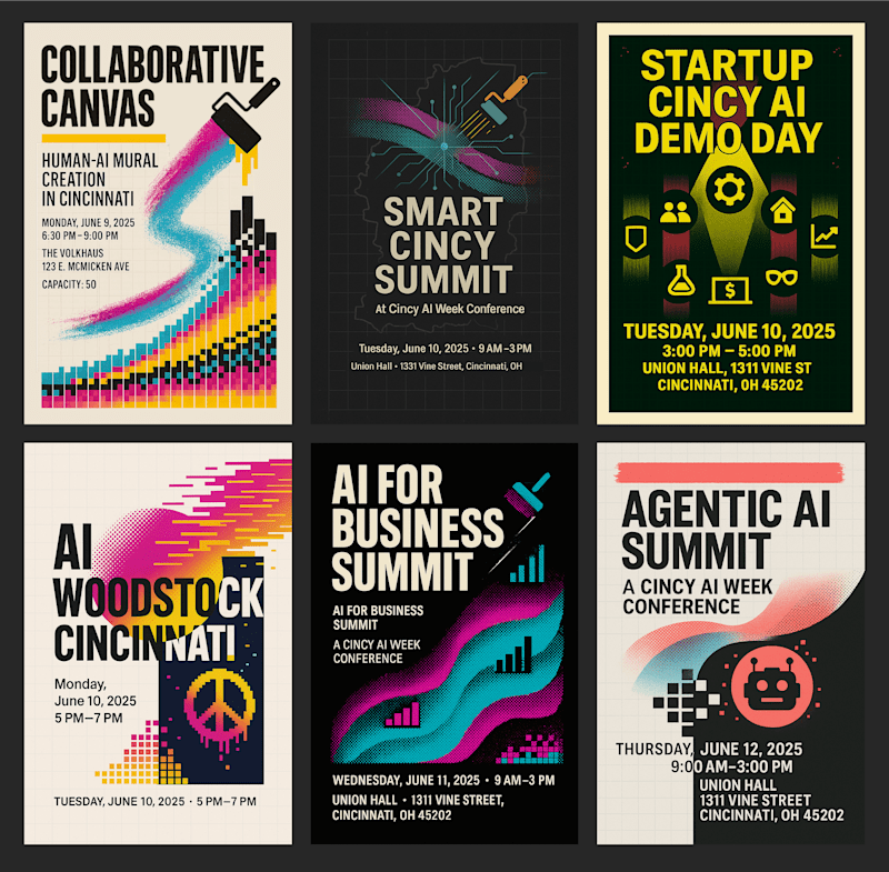 Cover image for Posters for Cincy AI Week