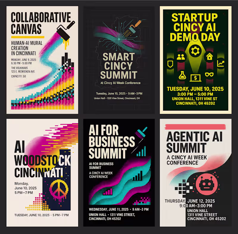 Cover image for Posters for Cincy AI Week