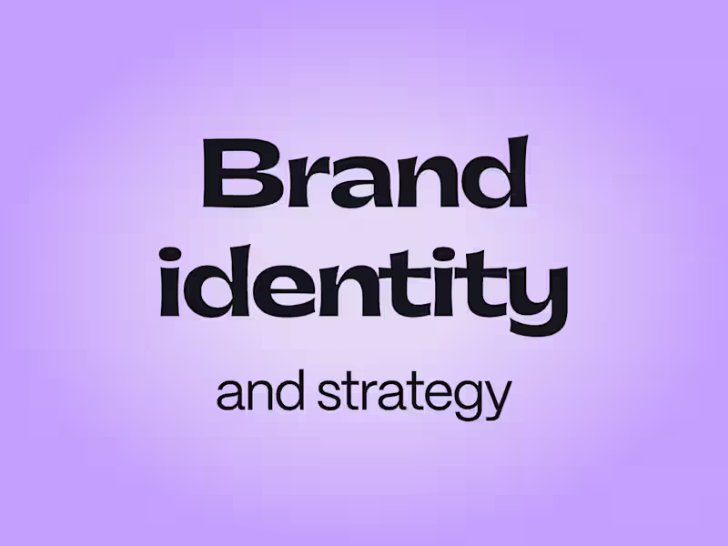 Cover image for Full brand Identity and strategy