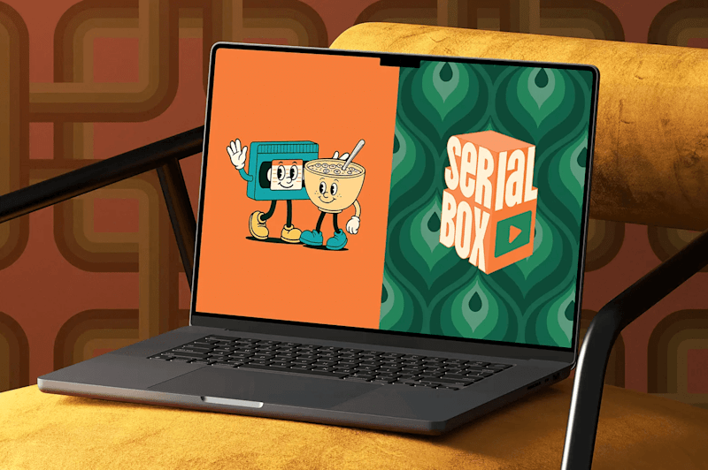 Cover image for Serial Box - 70s Inspired Visual Identity