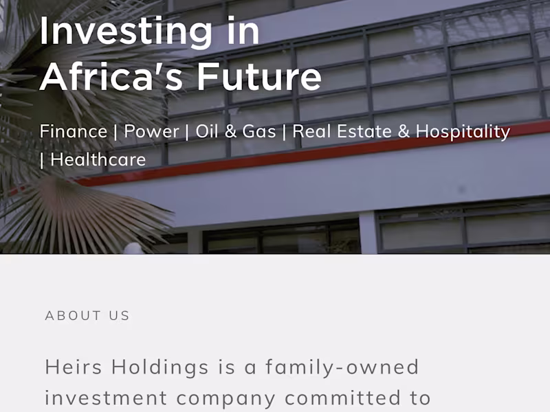 Cover image for Heirs Holdings - African Proprietary Investment Company