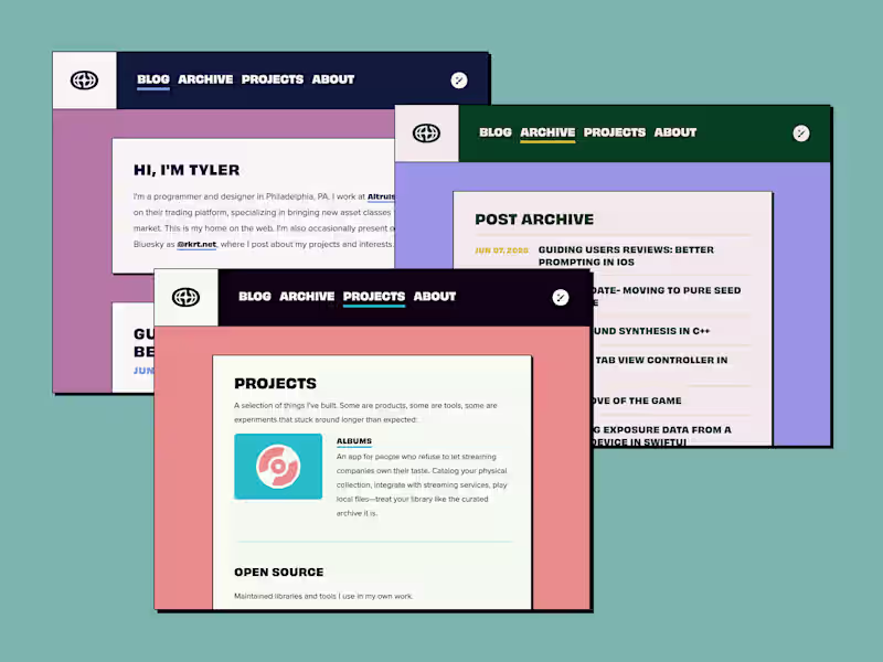 Cover image for A new year means a fresh coat of paint on my personal websit...